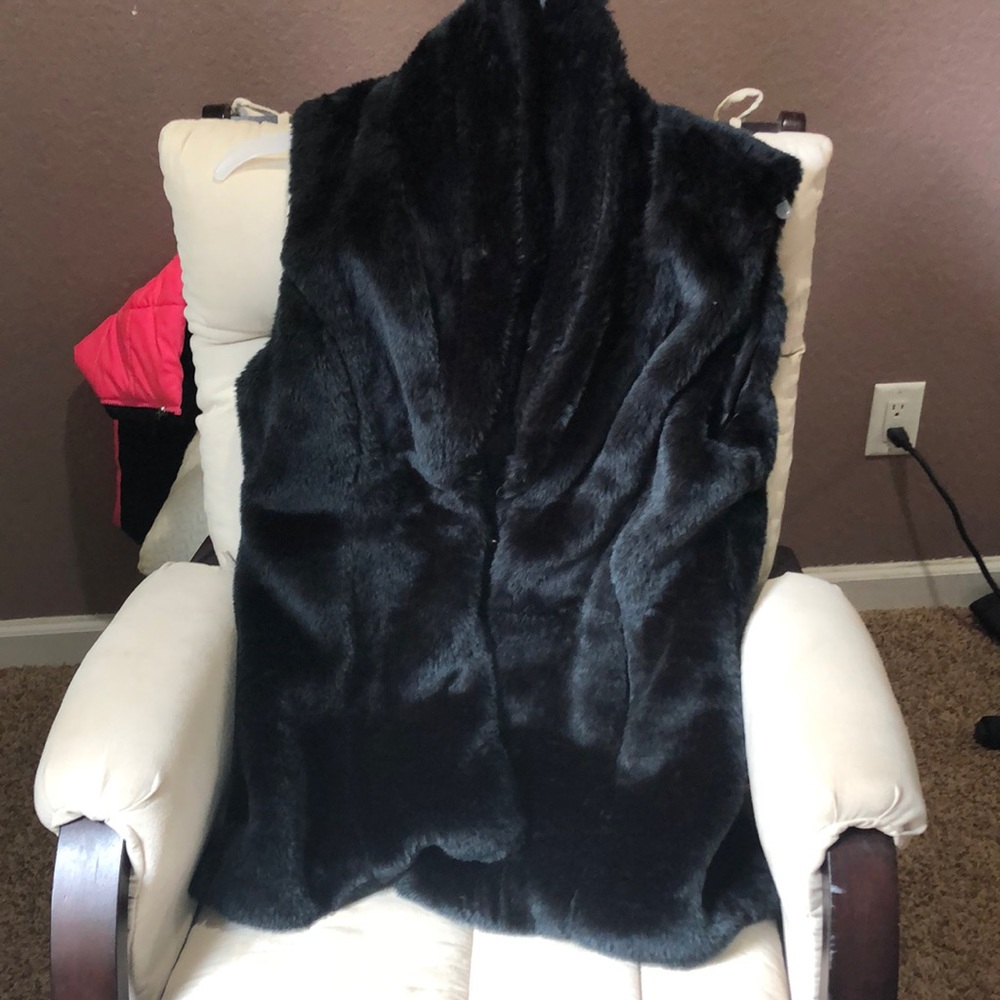 Fuzzy vest